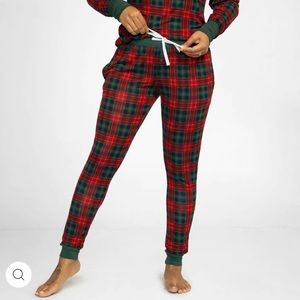 Little sleepies bamboo tartan pajama bottoms women’s size Small